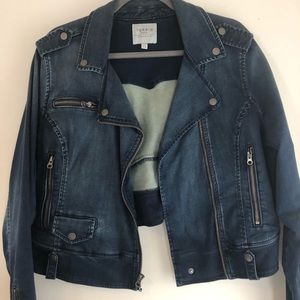 Torrid Denim Moto Jacket